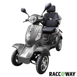 RACCEWAY Elektrický štvorkolový vozík Strada Electric Scooter sivý lesk + zľava 1500,- na príslušenstvo