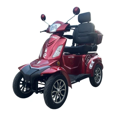 RACCEWAY Strada Lux červený elektrický čtyřkolový vozík