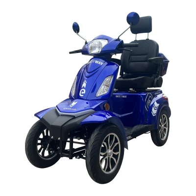 RACCEWAY Strada Lux modrý elektrický čtyřkolový vozík
