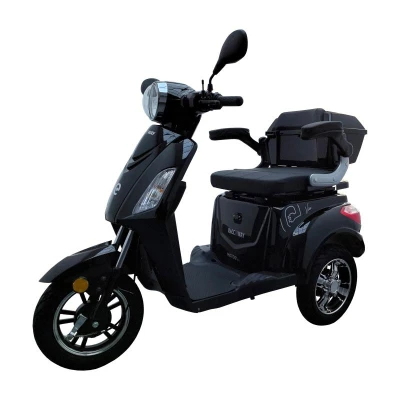 RACCEWAY Elektrický tříkolový vozík Via-ms09 černý lesklý + sleva 1500,- na příslušenství