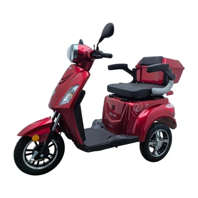 RACCEWAY Elektrický tříkolový vozík Via-ms09 vínový lesklý + sleva 1500,- na příslušenství