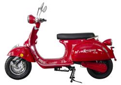 RACCEWAY Elektroskúter Century E-retro červený-lesklý + zľava 1500,- na príslušenstvo