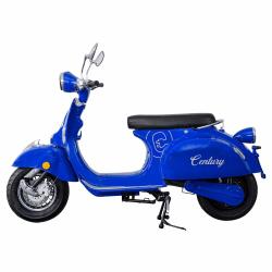 RACCEWAY Elektroskúter Century E-retro modrý lesklý + zľava 1500,- na príslušenstvo