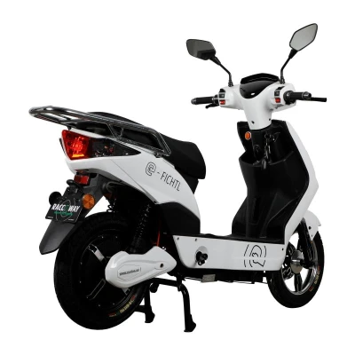 RACCEWAY Elektroskútr E-fichtl bílý-lesklý s baterií 20Ah + sleva 1500,- na příslušenství