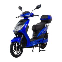 RACCEWAY Elektroskútr E-fichtl modrý-lesklý s baterií 20Ah
