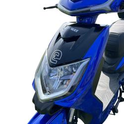 RACCEWAY Elektroskútr E-fichtl modrý-lesklý s baterií 20Ah