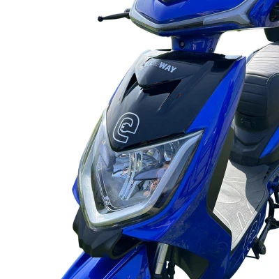RACCEWAY Elektroskútr E-fichtl modrý-lesklý s baterií 20Ah + sleva 1500,- na příslušenství