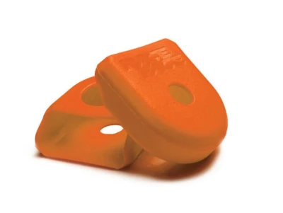 Race Face Crank Boot 2-pack, ochrana hliníkových klik Small Oranžová Race Face Crank Boot 2-pack, ochrana hliníkových klik Small Oranžová
