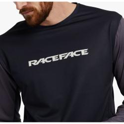 Race Face Indy Charcoal pánský cyklistický dres dlouhý rukáv