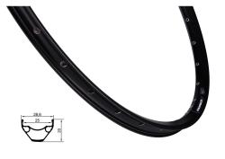 REMERX Ráfek E-ROCKY 584x25 32děr, černý