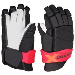 Raptor-X Raptor JR hokejové rukavice černá-červená