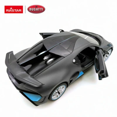 Rastar Bugatti Divo 1:14 šedo-tyrkysové LED RTR 2,4GHz RC auto