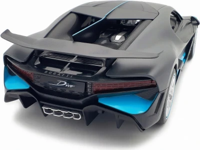 Rastar Bugatti Divo 1:14 šedo-tyrkysové LED RTR 2,4GHz RC auto