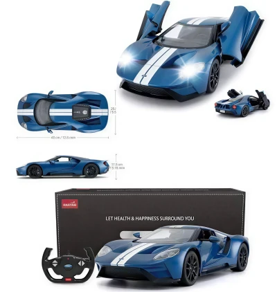 Rastar Ford GT 1:14 modré RC auto