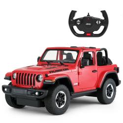Rastar RC auto Jeep Wrangler Rubicon 1:14 červená