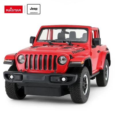 Rastar RC auto Jeep Wrangler Rubicon 1:14 červená