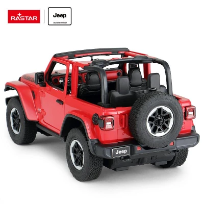 Rastar RC auto Jeep Wrangler Rubicon 1:14 červená