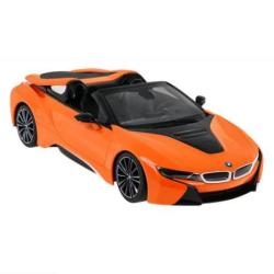 Rastar BMW i8 1:12, licence, LED, metalický lak, oranžové