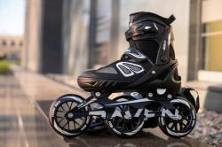 Raven Advance 100mm 110mm black juniorské brusle POUZE EU 35-39 (VÝPRODEJ)