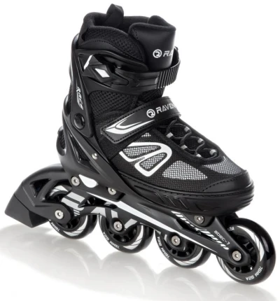 Raven Advance black dětské kolečkové brusle POUZE EU 35-39 (VÝPRODEJ)