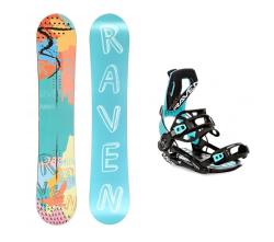 Raven Anna snowboard + Raven Fastec FT360 black/mint viazanie