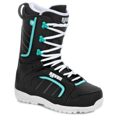 Raven Anna snowboard + Raven Fastec FT360 black/mint vázání + Raven Diva black/mint boty