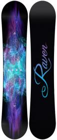 Raven Aura snowboard + Raven Fastec FT360 black/fuchsia vázání + Raven Diva MOZ black/mint boty
