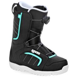 Raven Aura snowboard + Raven Fastec FT360 black/fuchsia vázání + Raven Diva MOZ black/mint boty