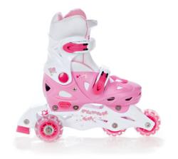 Raven Balloon růžové 4v1 dětské kolečkové brusle POUZE EU 29-32 (VÝPRODEJ)