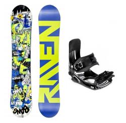 Raven Bang junior detský snowboard + Croxer MP180 snb viazanie Raven Bang junior detský snowboard + Croxer MP180 snb viazanie