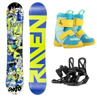 Raven Bang junior mini dětský snowboard + Beany Kido vázání + Beany Joker boty Raven Bang junior mini dětský snowboard + Beany Kido vázání + Beany Joker boty