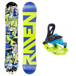 Raven Bang junior mini detský snowboard + Raven s160 detské viazanie