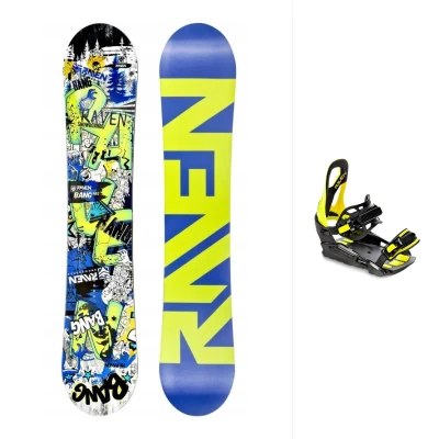 Raven Bang junior mini dětský snowboard + Raven S230 lime vázání