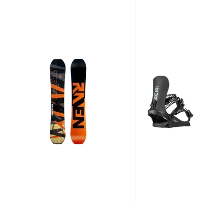 Raven Barracuda Carbon Orange snowboard + Gravity Drift black 26/27 vázání