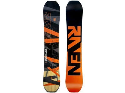Raven Barracuda Carbon Orange snowboard + Raven RAGE Fastec FT360 orange vázání
