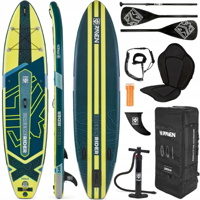 Raven BreezeRider 340 cm Navy/Lime paddleboard + sedačka + držák GoPro Raven BreezeRider 340 cm Navy/Lime paddleboard + sedačka + držák GoPro