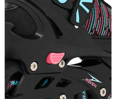 Raven Cande Black/Blue/Pink dětské inline brusle