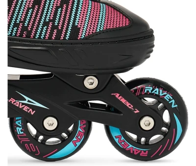 Raven Cande Black/Blue/Pink dětské inline brusle