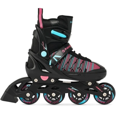 Raven Cande Black/Blue/Pink dětské inline brusle