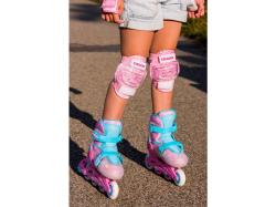 Raven Caramell LED detské korčule 4v1 - svietiace kolieska