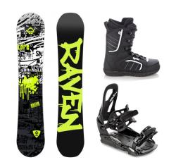 Raven Core Junior CAP detský snowboard + Raven S230 Black viazanie + Raven Target obuv