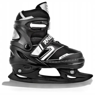 Raven Helixi BLACK/GREY dětské kolečkové brusle 4v1 - svítící kolo