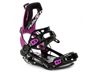 Raven Dahlia Carbon Mint/Pink dámský snowboard + Raven Fastec FT360 black/fuchsia vázání