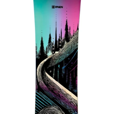 Raven Dahlia Carbon Mint/Pink dámský snowboard + Raven Fastec FT360 black/mint dámské snowboardové vázání + Raven Galla mint MOZ snowboard boty