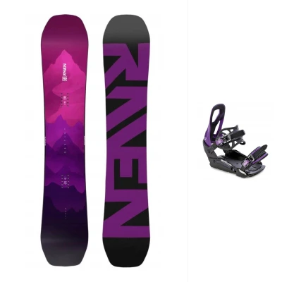 Raven Destiny dámský snowboard + Raven S230 Black/violet vázání