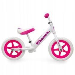 Croxer Cadea 12 white/pink dětské odrážedlo