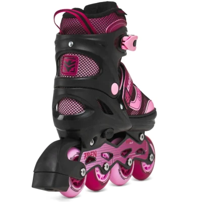 Raven Drill Black/Claret ABEC7 dětské kolečkové brusle