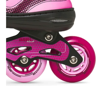 Raven Drill Black/Claret ABEC7 dětské kolečkové brusle