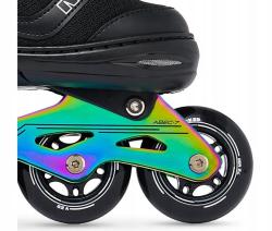 Raven Drill Black/Neo Chrome 2v1 detské korčule IBA EU 30-33, pánske (hokejové) (VÝPREDAJ)