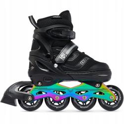 Raven Drill Black/Neo Chrome 2v1 detské korčule IBA EU 30-33, pánske (hokejové) (VÝPREDAJ)